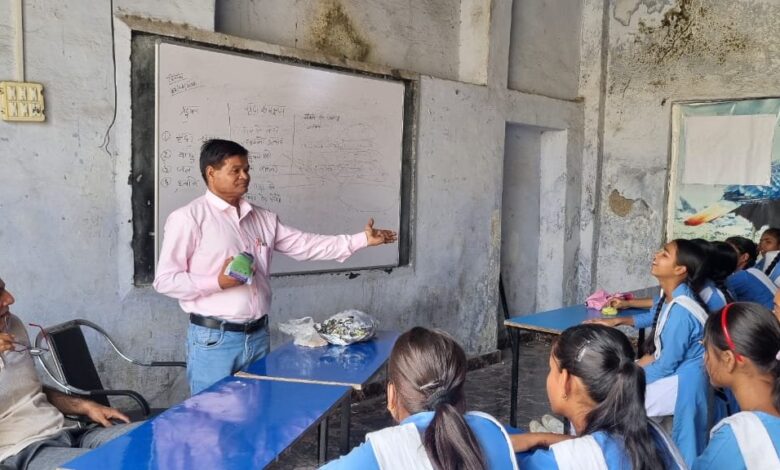 पब्लिक इंटर कॉलेज में बस्ता रहित दिवस