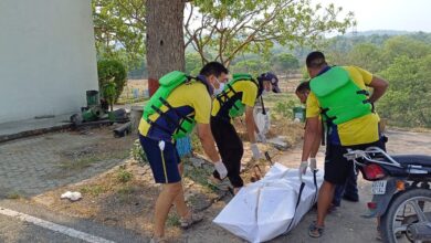 युवती की गला काटकर हत्या करने वाले हत्यारोपी का शव बरामद