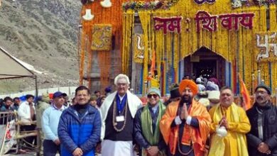 राज्यपाल ने किए बाबा केदारनाथ के दर्शन