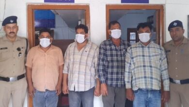 अंतर्राज्यीय जेबकतरा गिरोह के चार सदस्य पुलिस गिरफत में