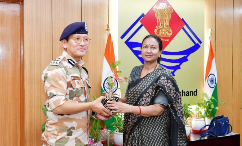 आईटीबीपी महानिरीक्षक ने की मुख्य सचिव से मुलाकात