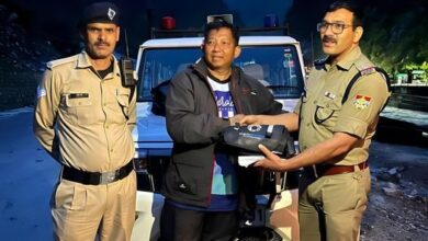 पुलिस ने मानवता के साथ दिया ईमानदारी का परिचय