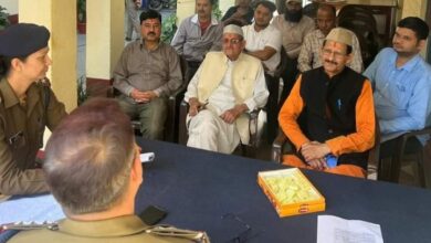 त्योहारों को सकुशल संपन्न कराने के लिए बैठक का आयोजन