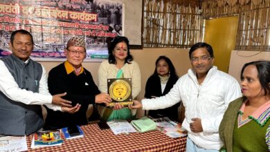 उत्तराखंड आंदोलन के प्रत्यक्षदर्शी पत्रकारों का सम्मान