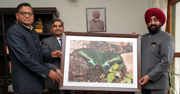 राजभवन में बहुत जल्द बनकर तैयार हो जाएगा बटरफ्लाई गार्डन