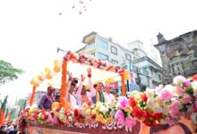 बंगाल के चुनावी रण में उत्तराखंड के ‘धाकड़’ धामी की एंट्री, बनगांव में दिखा जनसैलाब